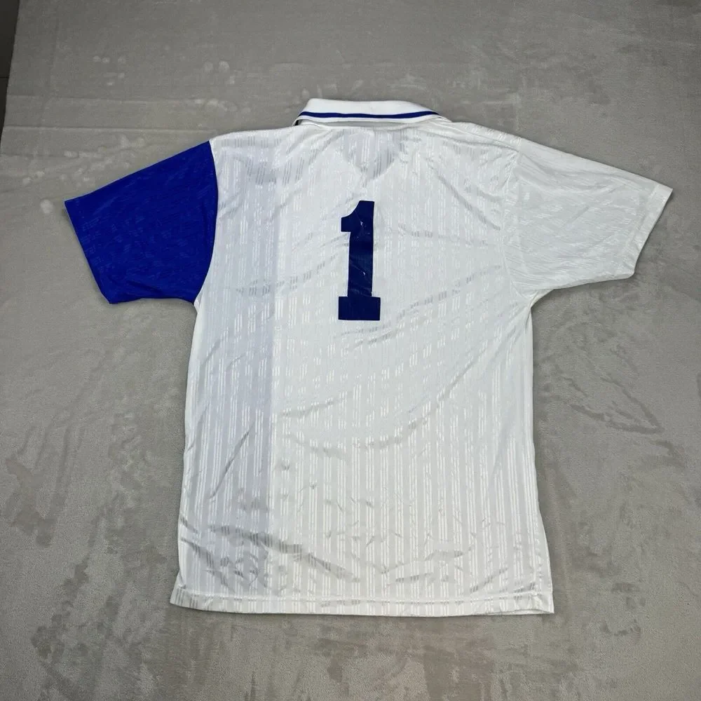 Vtg 90's Adidas Men's‎ Football Soccer Jersey Sz Large COLORBLOCK Center Logo